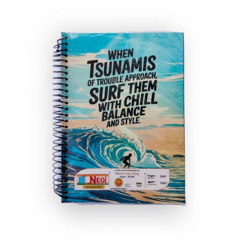 Negi A4 spiral notebook