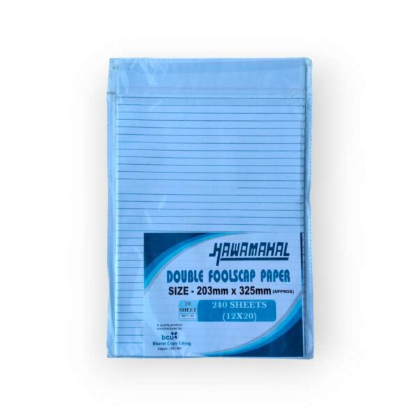 Double Foolscap Papers 12x20 (240 Pages)